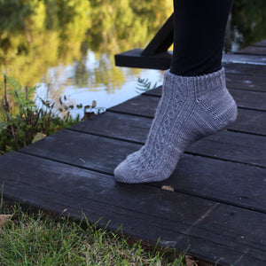 Floras Favourite Sock Dark Sandstone